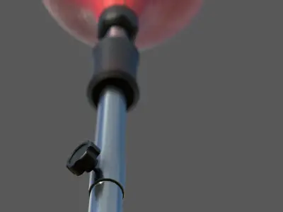 Height adjustable punching bag 3D model