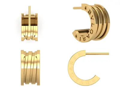 Earrings od70 3D print model