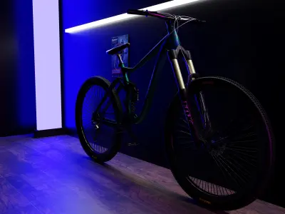 Mountain bicycle MTB Giant faith  3D model