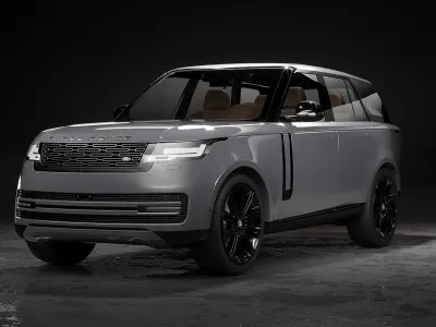 Range Rover 2024 3d Model Low-poly 3D model