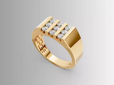 rings008 3D print model