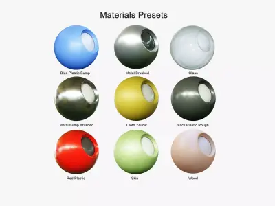 Materials Pack for Octane and LightWave 3D 3D model