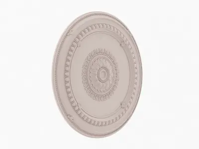 Classic Ceiling Medallion 30 3D model