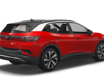 Volkswagen ID4 1st 2021 3D model