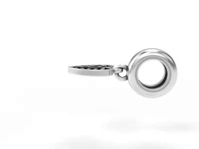 LGBTplus  heart Charm 3D print model