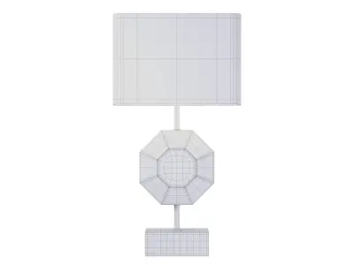 Octagonal Shape Lamp 3D model