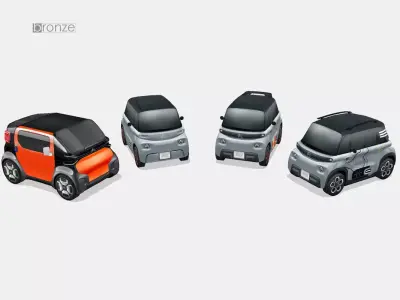 Citroen Ami colection 3D Model Pack