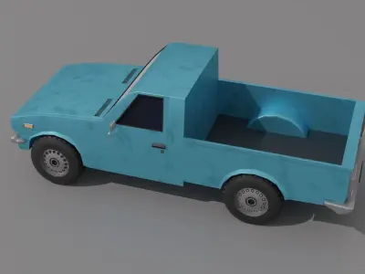 Truck Low-poly 3D model