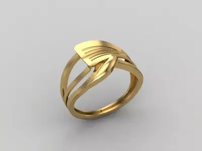 Women Ring Plain Ring Ready STL 3DM Models Womens Rings 3D print model 51