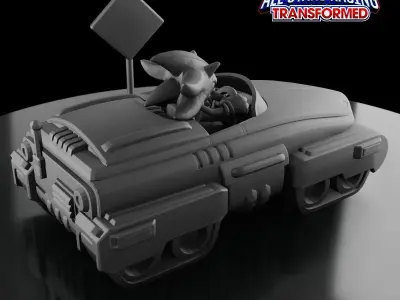 SHADOW - SONIC and ALL-STARS RACING TRANSFORMED 3D print model