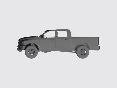 Dodge Ram 1500 Rebel 2015 3D print model