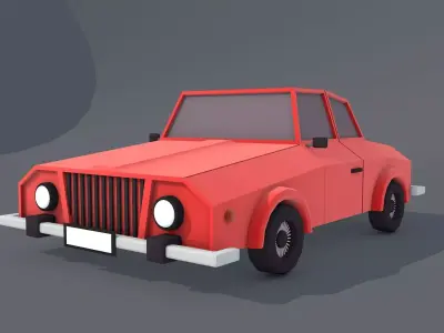car - Low Poly Low-poly 3D model