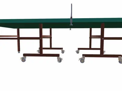 Ping Pong Table Low-poly 3D model