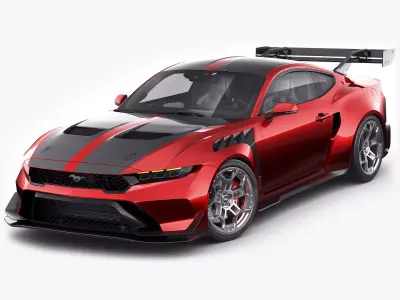 Mustang GTD 2025 Performance Pack 3D model
