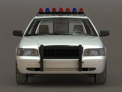 Generic Police Car NYPD 3D model