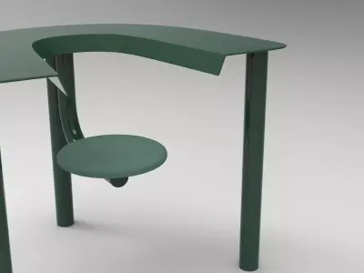 Haze Chair Low-poly 3D model