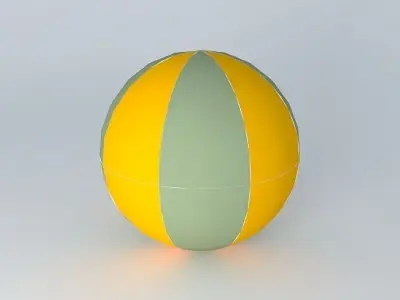 Ball beach Free 3D model