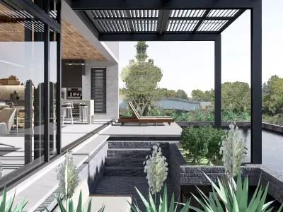 Modern living - B5  3D model