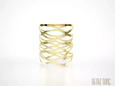 Deniz Small Loop coffee table 3D model