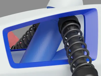 pedal kart design 3D model