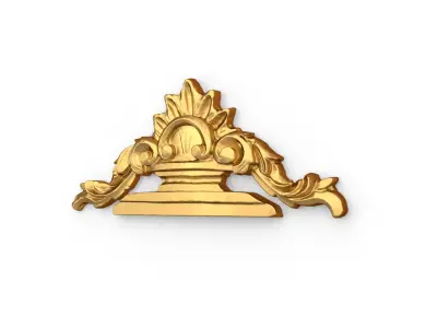 Classic decor ornament carved 22 3D model