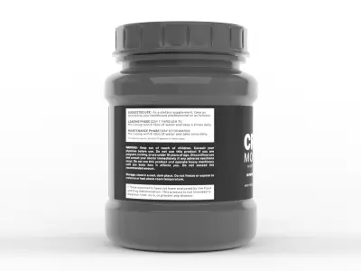 Protein Powder 3D model