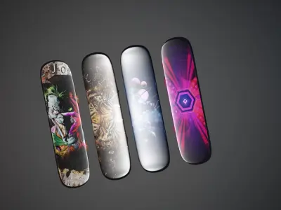 Skateboard - High Quality Realistic Skateboard 3D mode 3D model
