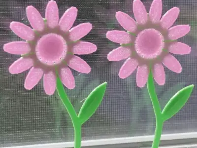 Flowers daisy flower Free 3D print model