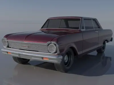 Chevrolet Nova 1965  3D print model