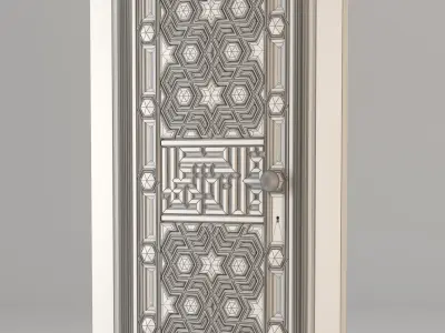 Mamluk Wooden Door 3D model