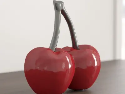 Art Cherries Decoration Peralta Sculpture 3D model