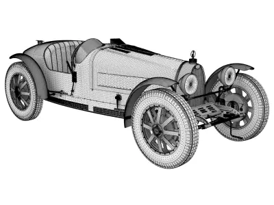 Bugatti Type 02 3D model