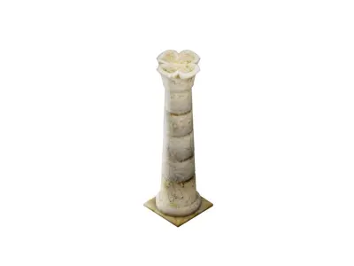 Column marble Free low-poly 3D model