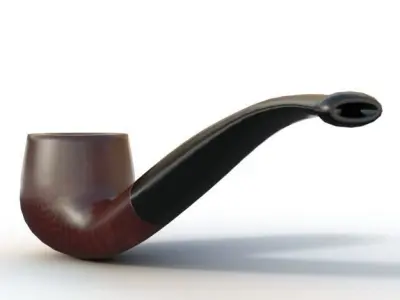 Smoking Pipe Low-poly 3D model