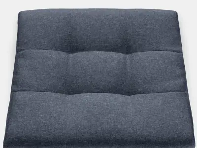 POANG Footstool cushion 4 Low-poly 3D model