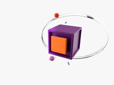 3 D Cube 3D model