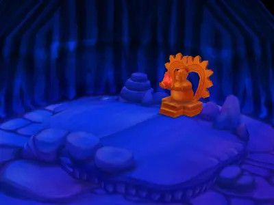 Game Low Mode - Desert Lights 03 3D model