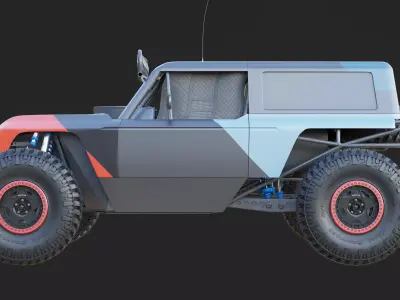 Ultra4 car 3D model