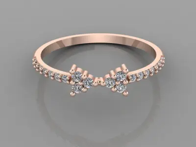 Women Ring 5 3D print model