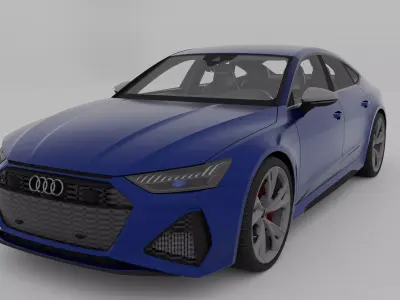 Audi RS7 Sportback 3D model by Flostudio