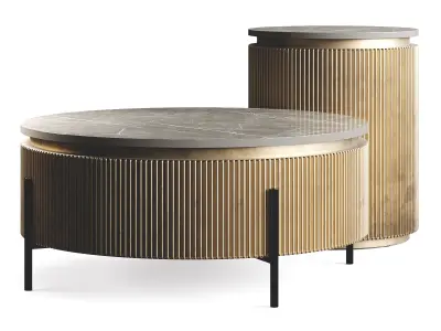 Oroa IRONVILLE Luxury Metal Coffee Table 3D model
