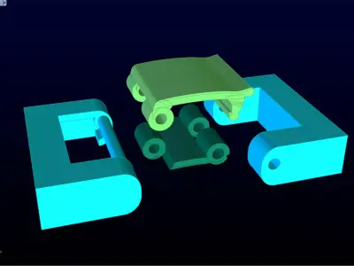 Bracelet lock - Jewelry lock - N1000 3D print model