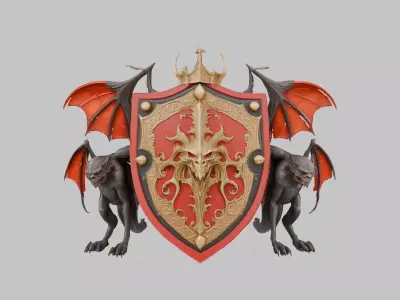 Vampiric Themed Shifter 3D model