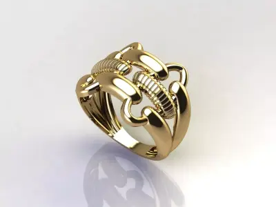 Fancy Womens Rings Plain Rings Ready STL 3DM Models Rings 3D print model 51