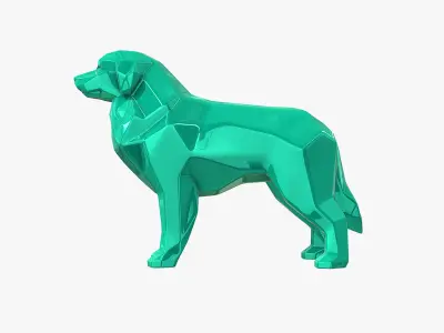 Pyrenean Mountain 3D print model