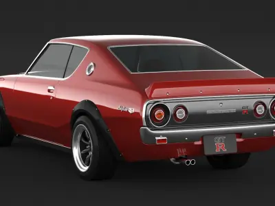 Nissan Skyline GT-R KPGC110 3D model