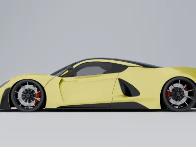 Hennessey Venom F5 3D model