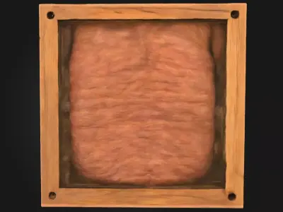 Bigfoot Offering Low-poly 3D model