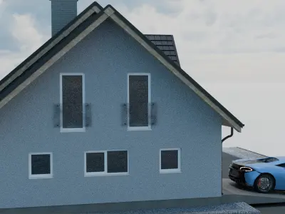 3d exterior house 3D model