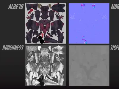 Alex Boca Monster Low-poly 3D model